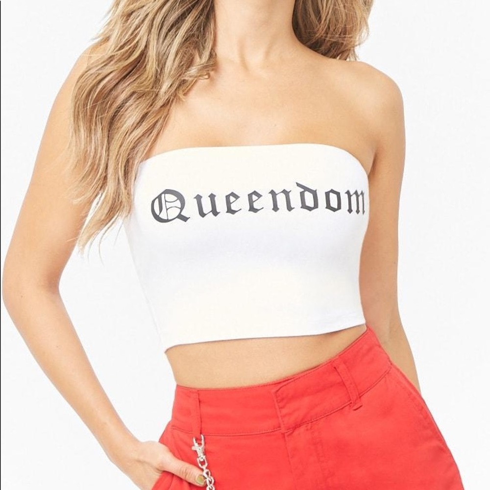 Forever 21 Queendom crop top